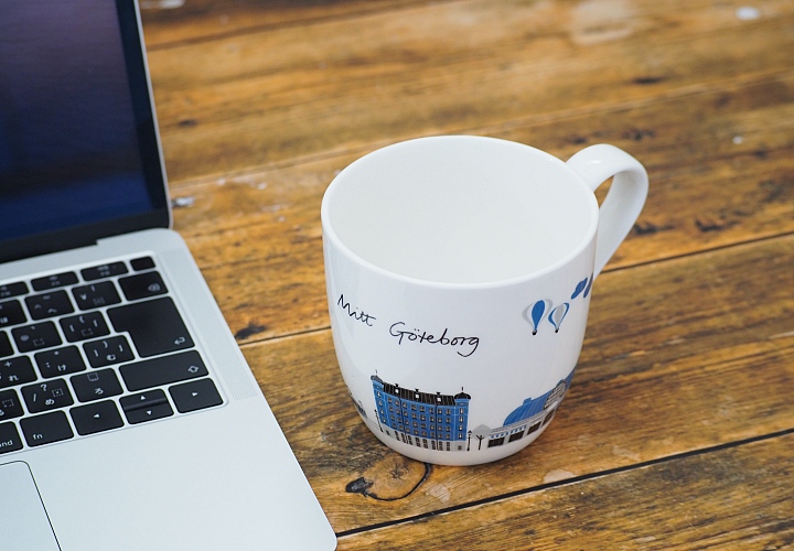 エメリエエークデザイン/ヨーテボリ/マグカップ/ブルー