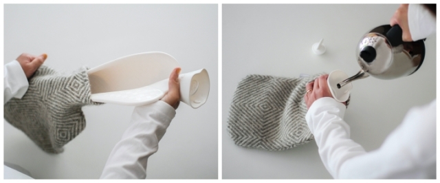 湯たんぽの使用方法